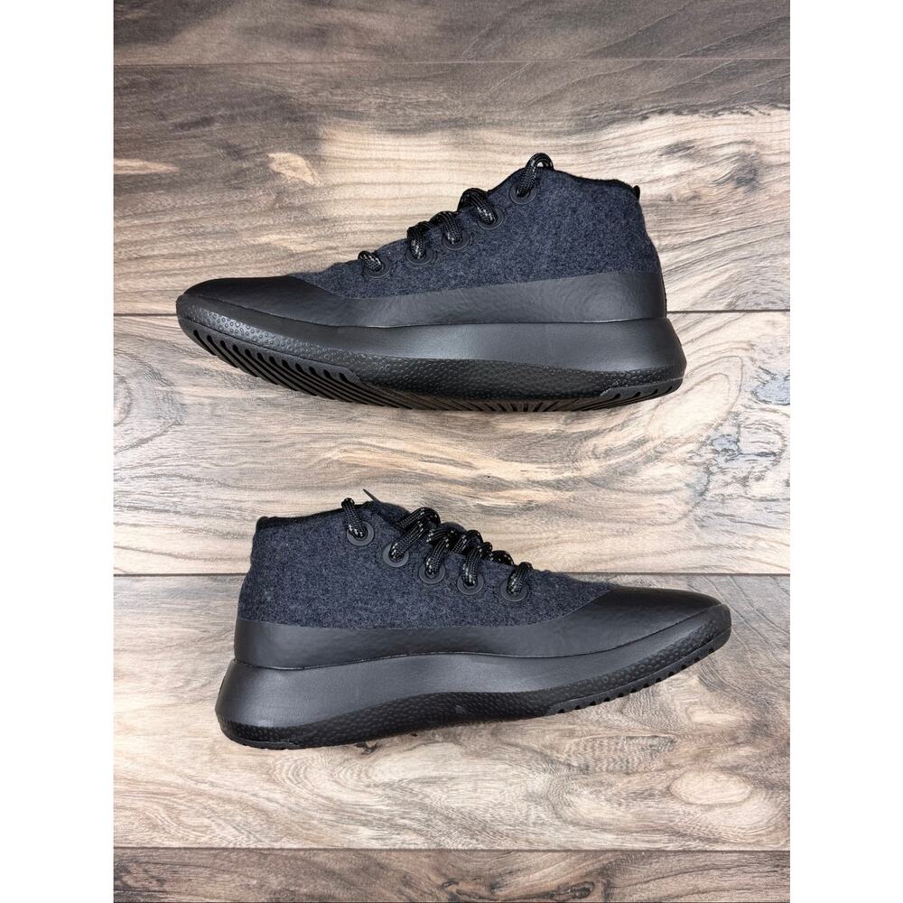 NIB Allbirds Wool Runner Up Mizzle Plus 8 Running Sneakers Athletic Black Merino - Picture 5 of 10